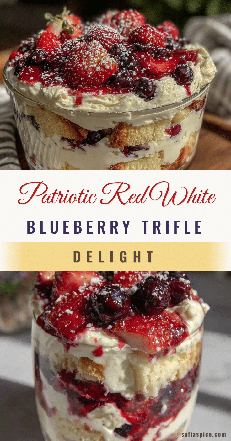 red white blue berry trifle recipe