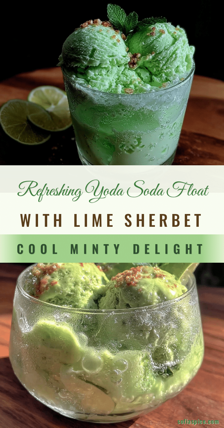 Refreshing Yoda Soda Float recipe