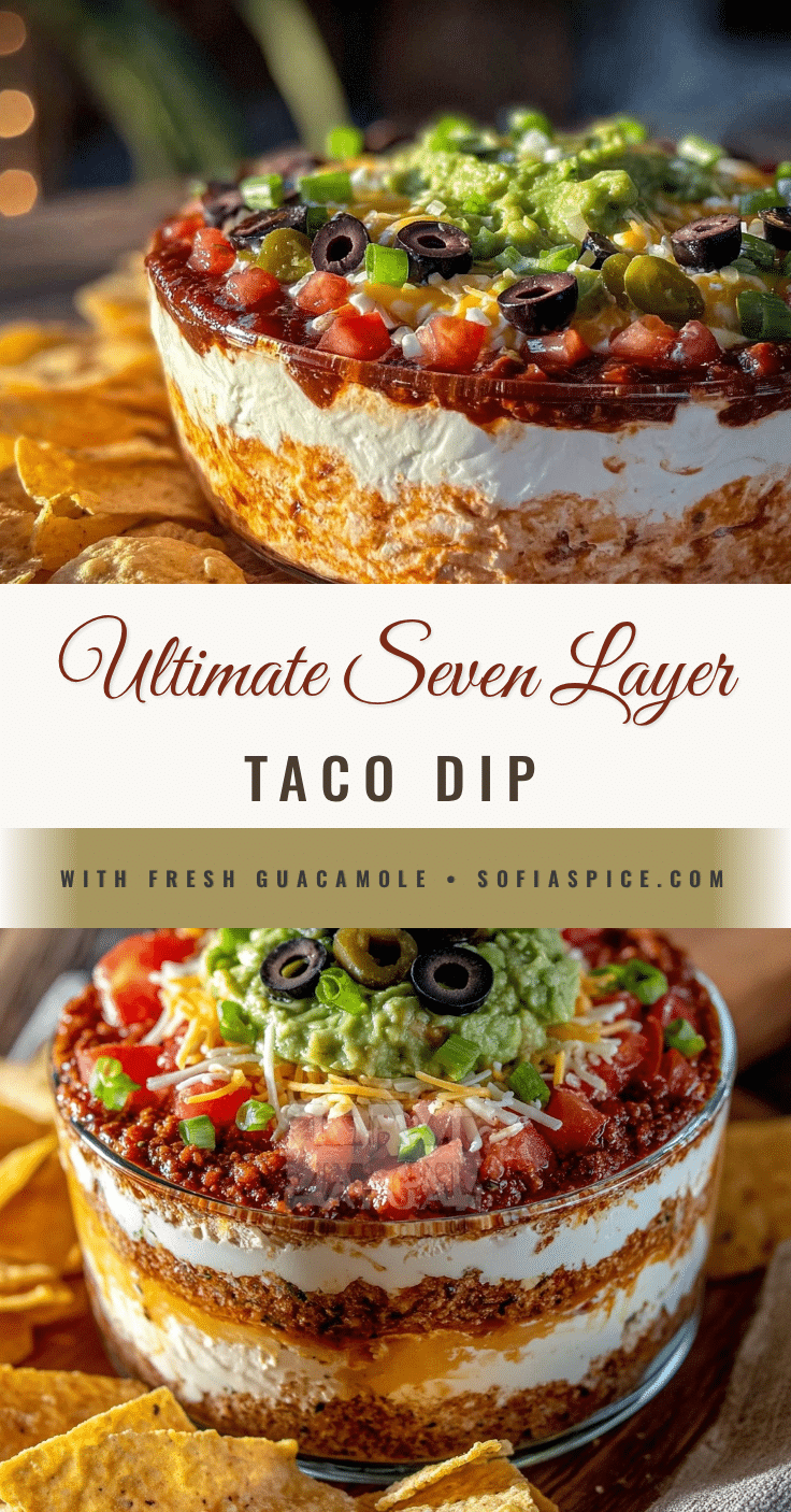 seven layer taco dip recipe