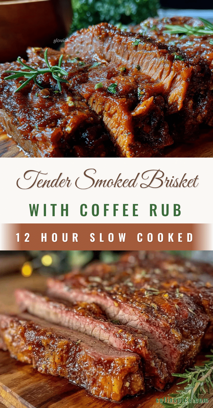 tender smoked brisket with coffee dry rub recipe