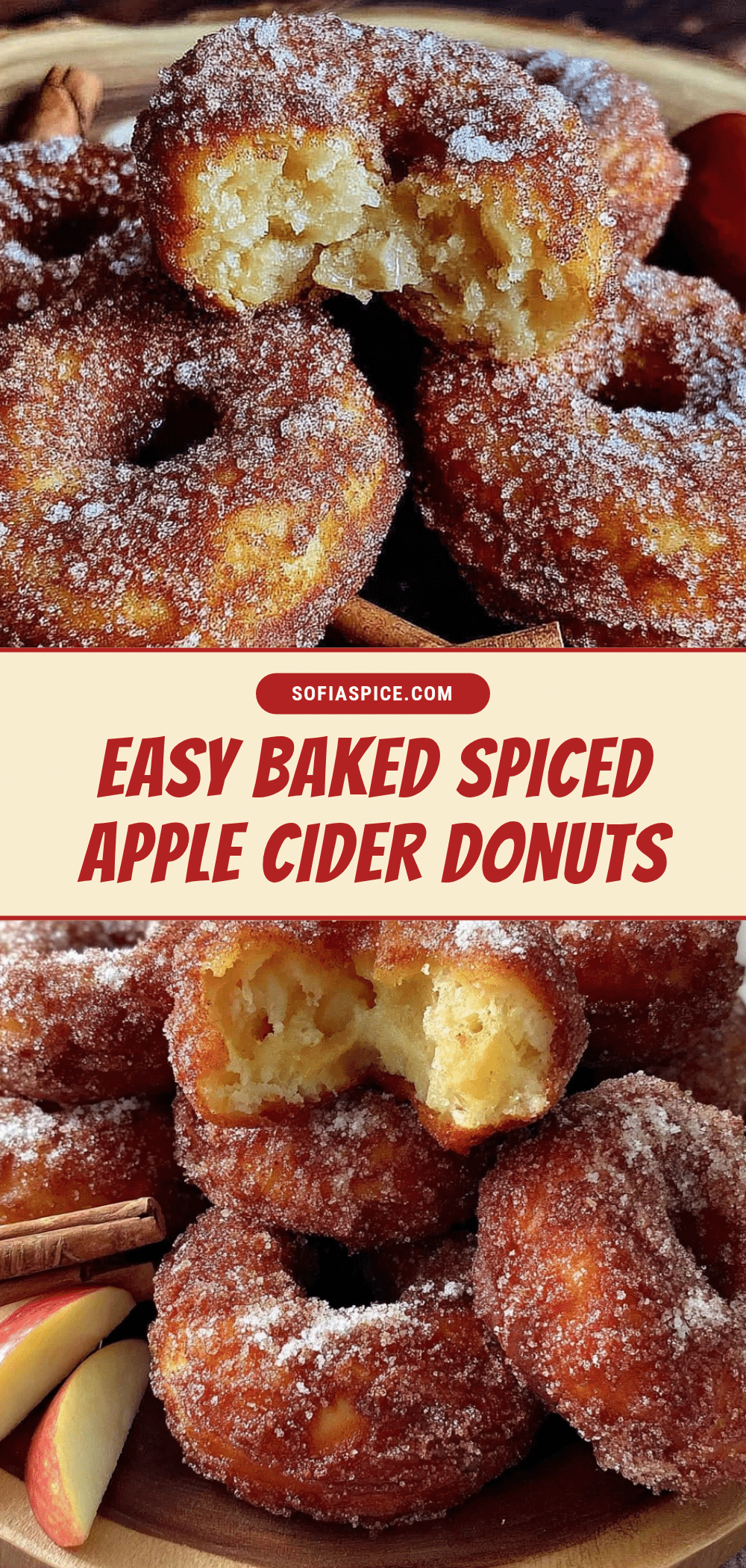 baked spiced apple cider donuts recipe