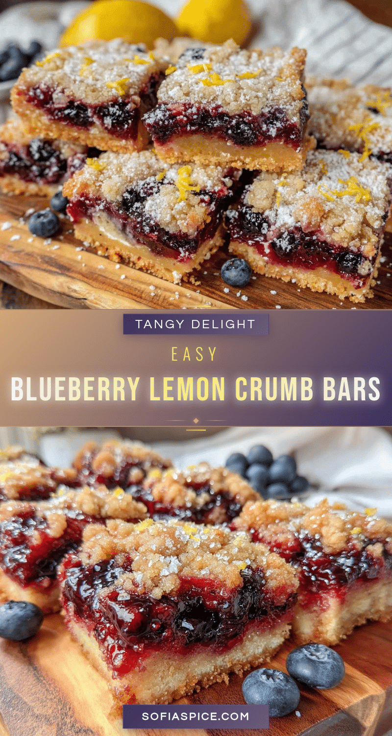 blueberry lemon crumb bars recipe