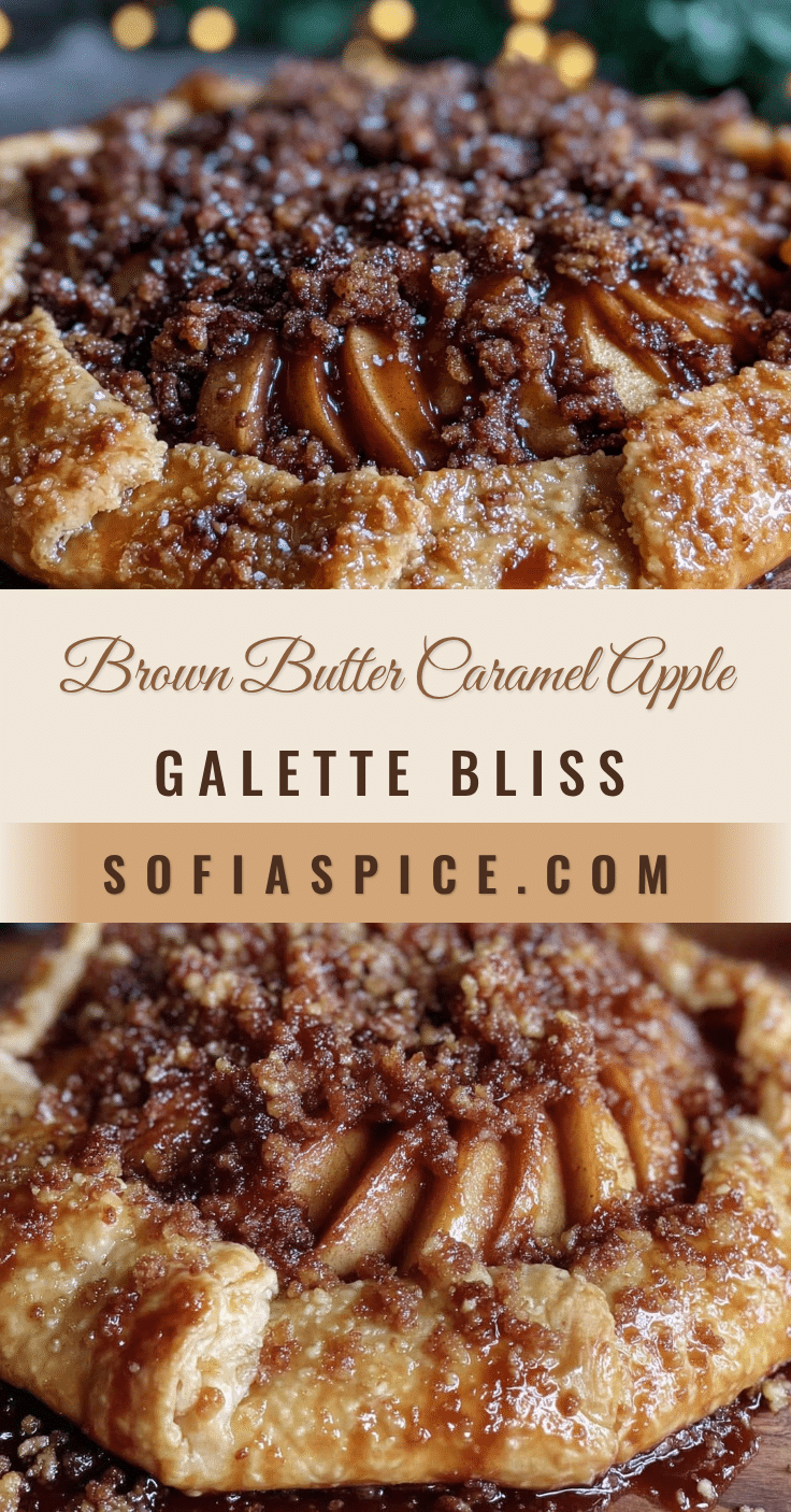 brown butter caramel apple galette recipe