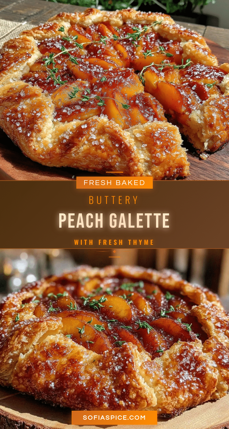 brown butter peach galette recipe