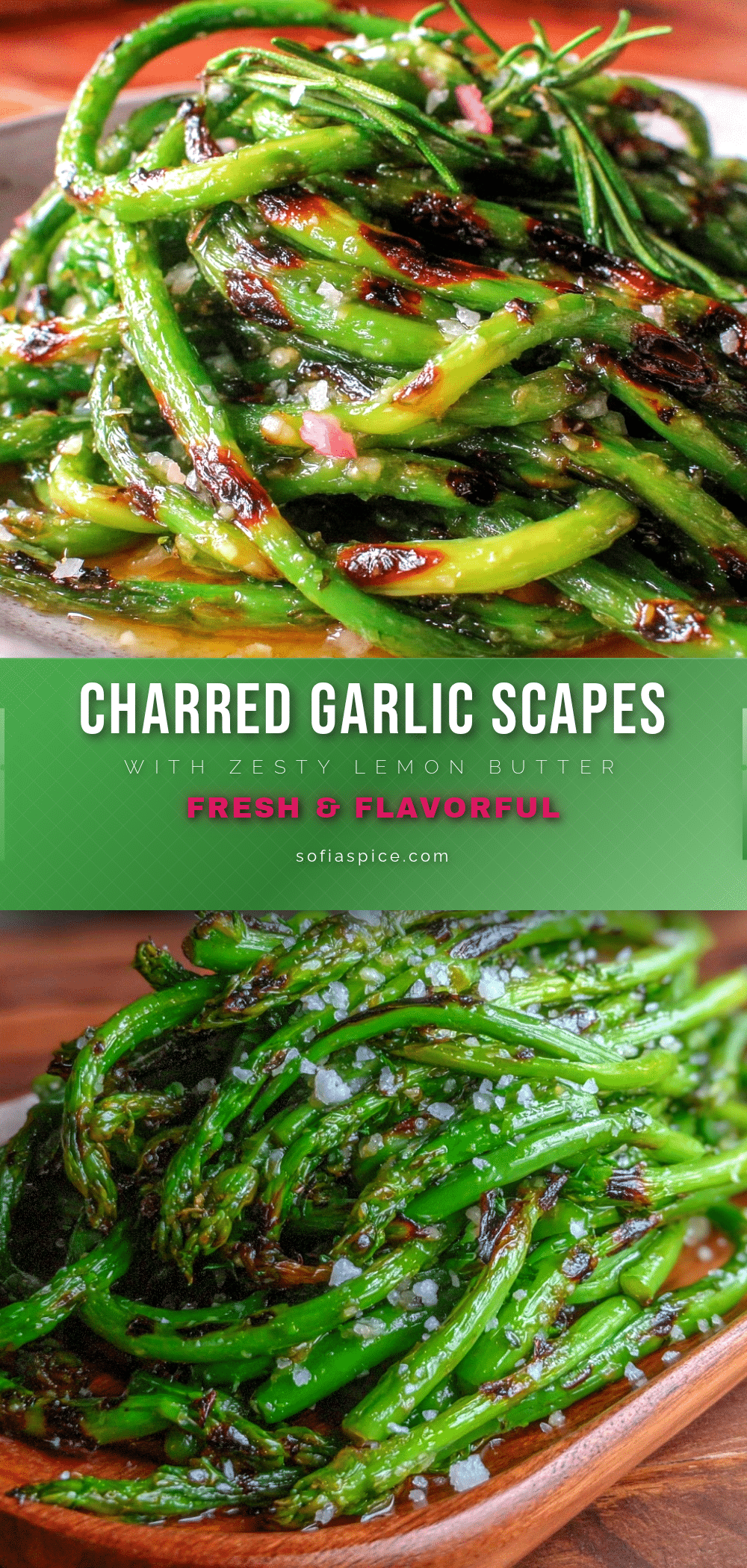 charred garlic scapes recipe recipe