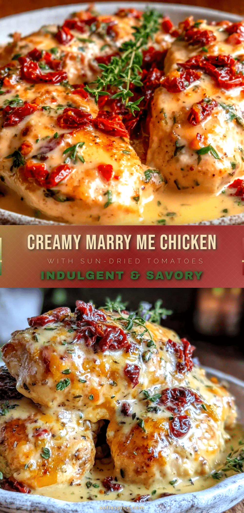 Creamy Marry Me Chicken recipe