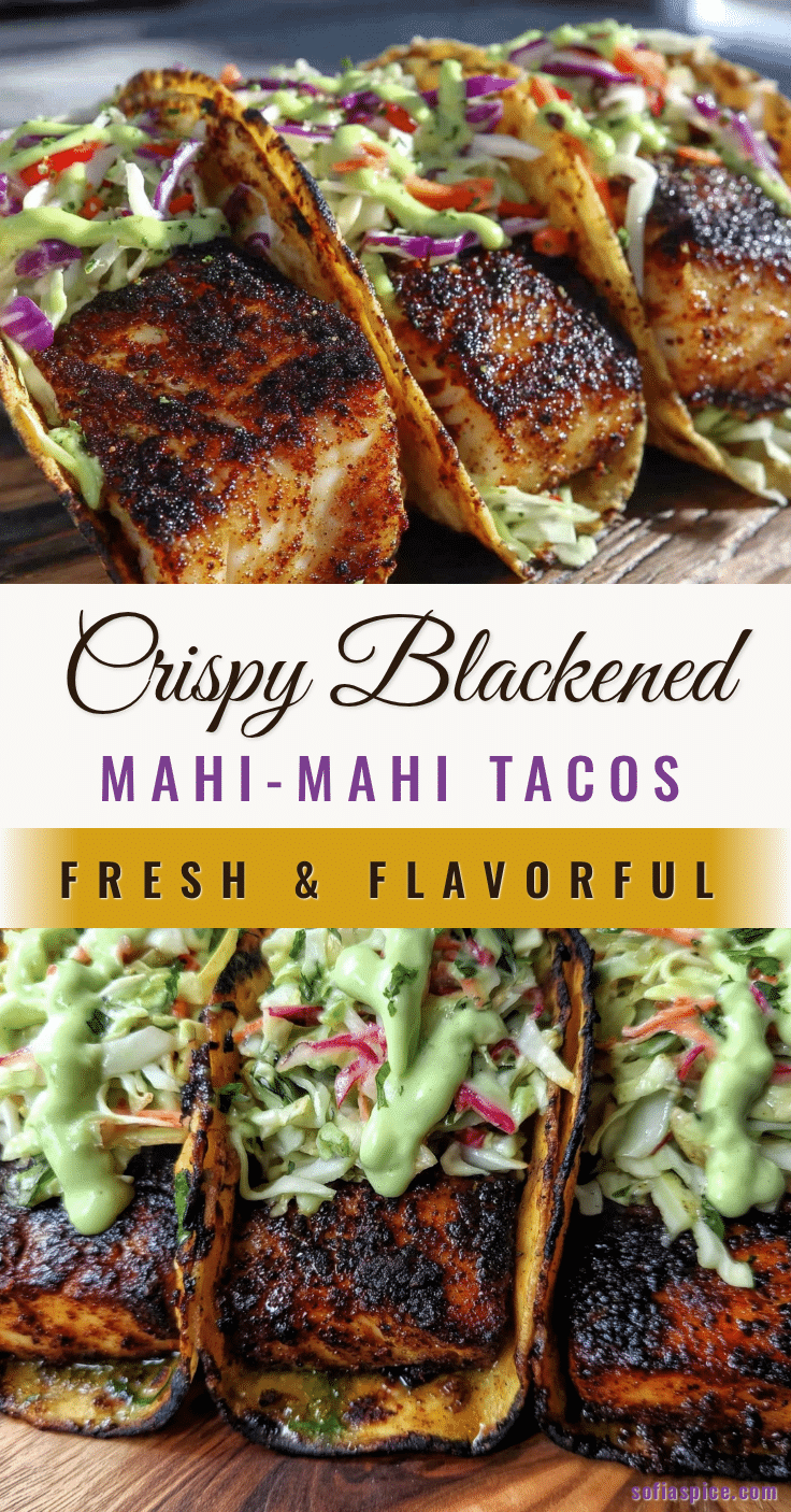 crispy blackened mahi-mahi tacos recipe