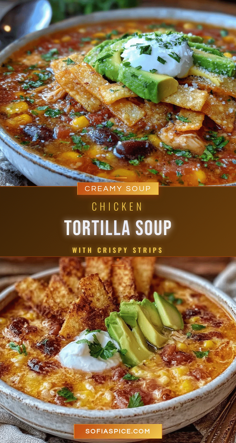 crispy chicken tortilla soup recipe