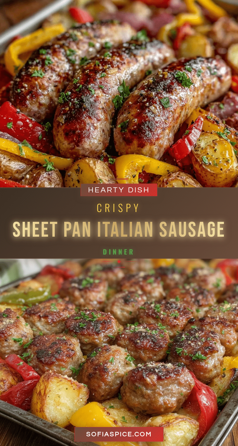 crispy sheet pan italian sausage recipe