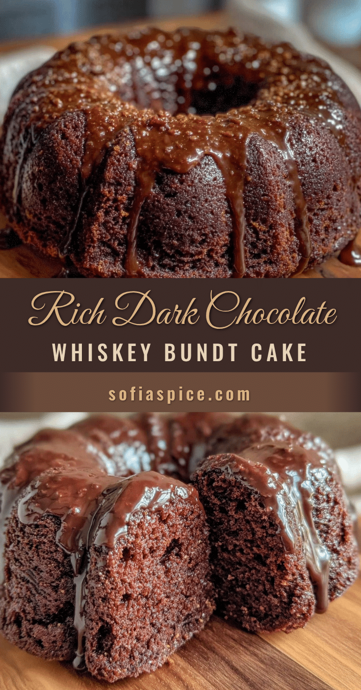 dark chocolate whiskey bundt cake recipe