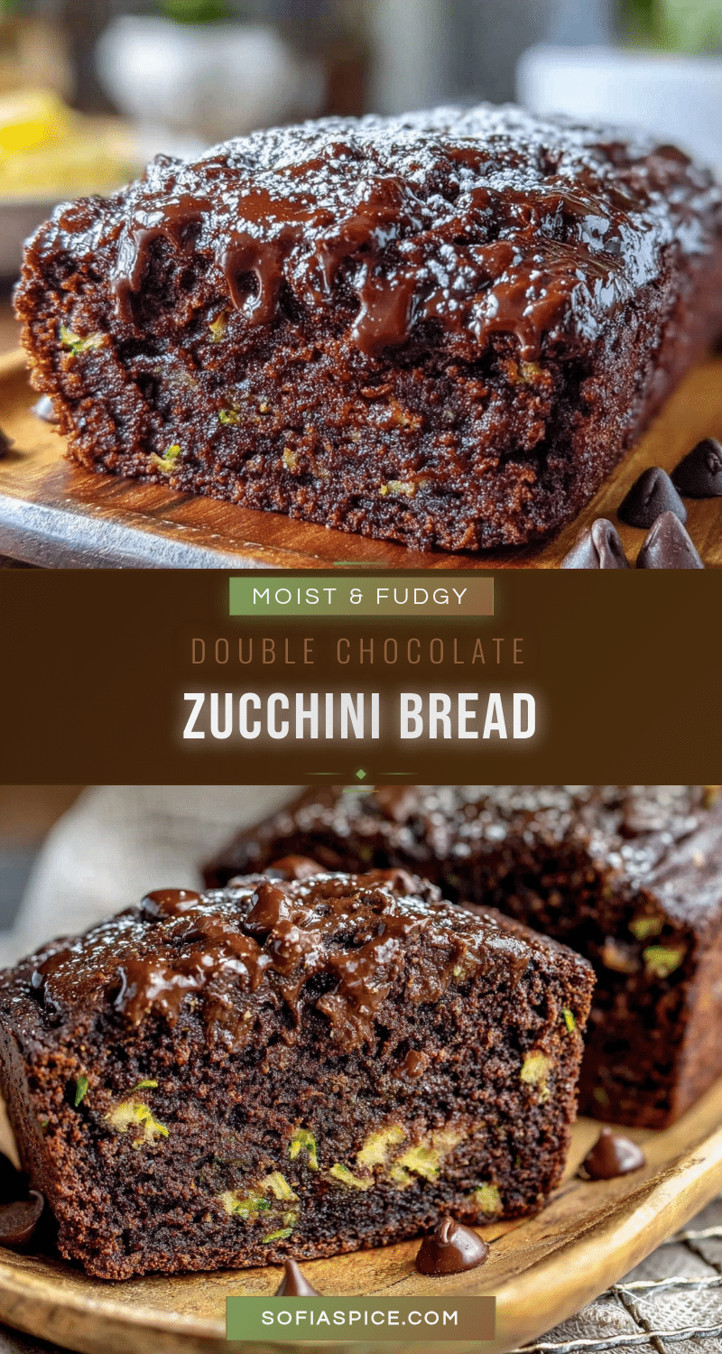 double chocolate chip zucchini bread recipe