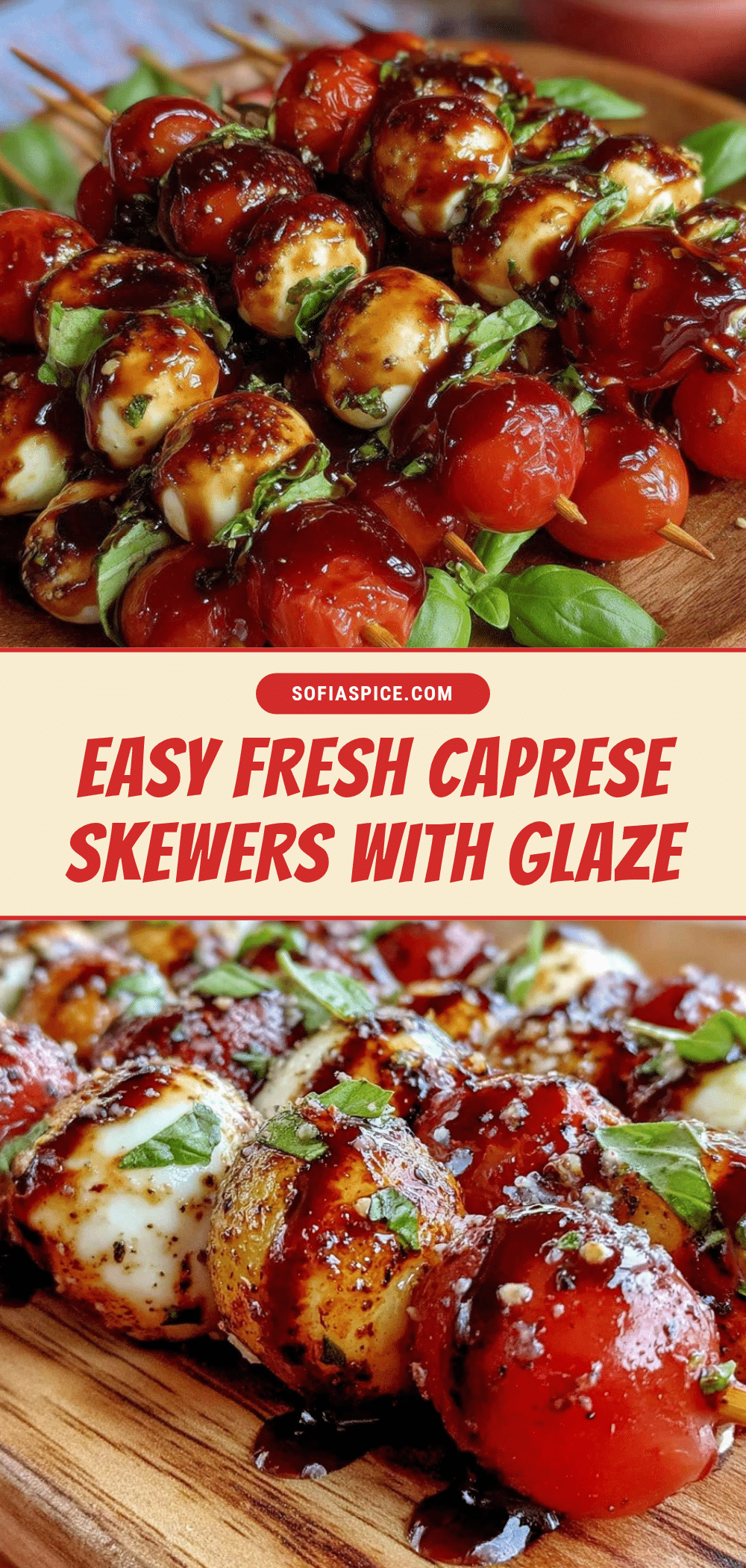 Easy Fresh Caprese Skewers recipe