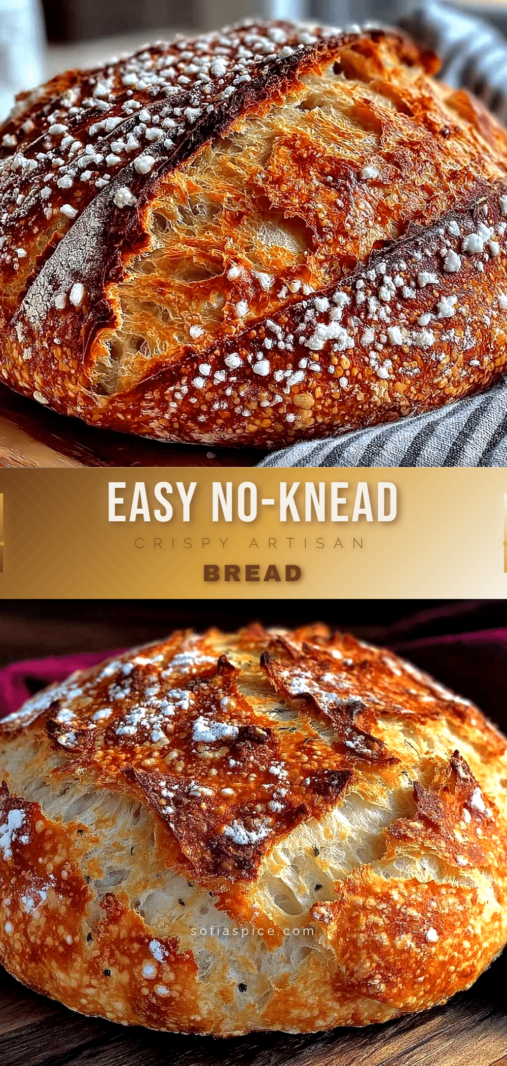easy no-knead artisan bread recipe
