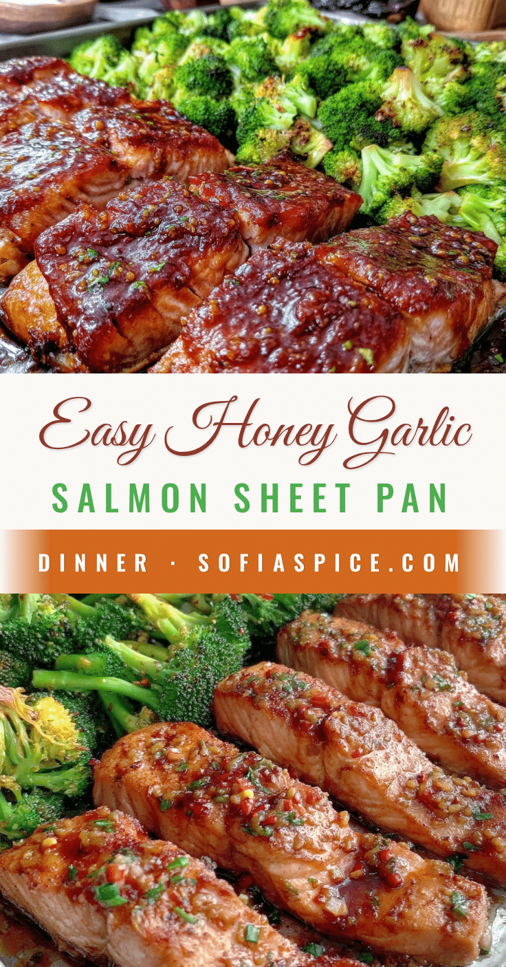 easy sheet pan honey-garlic salmon recipe