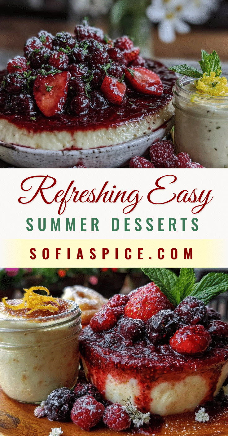 easy summer desserts recipe