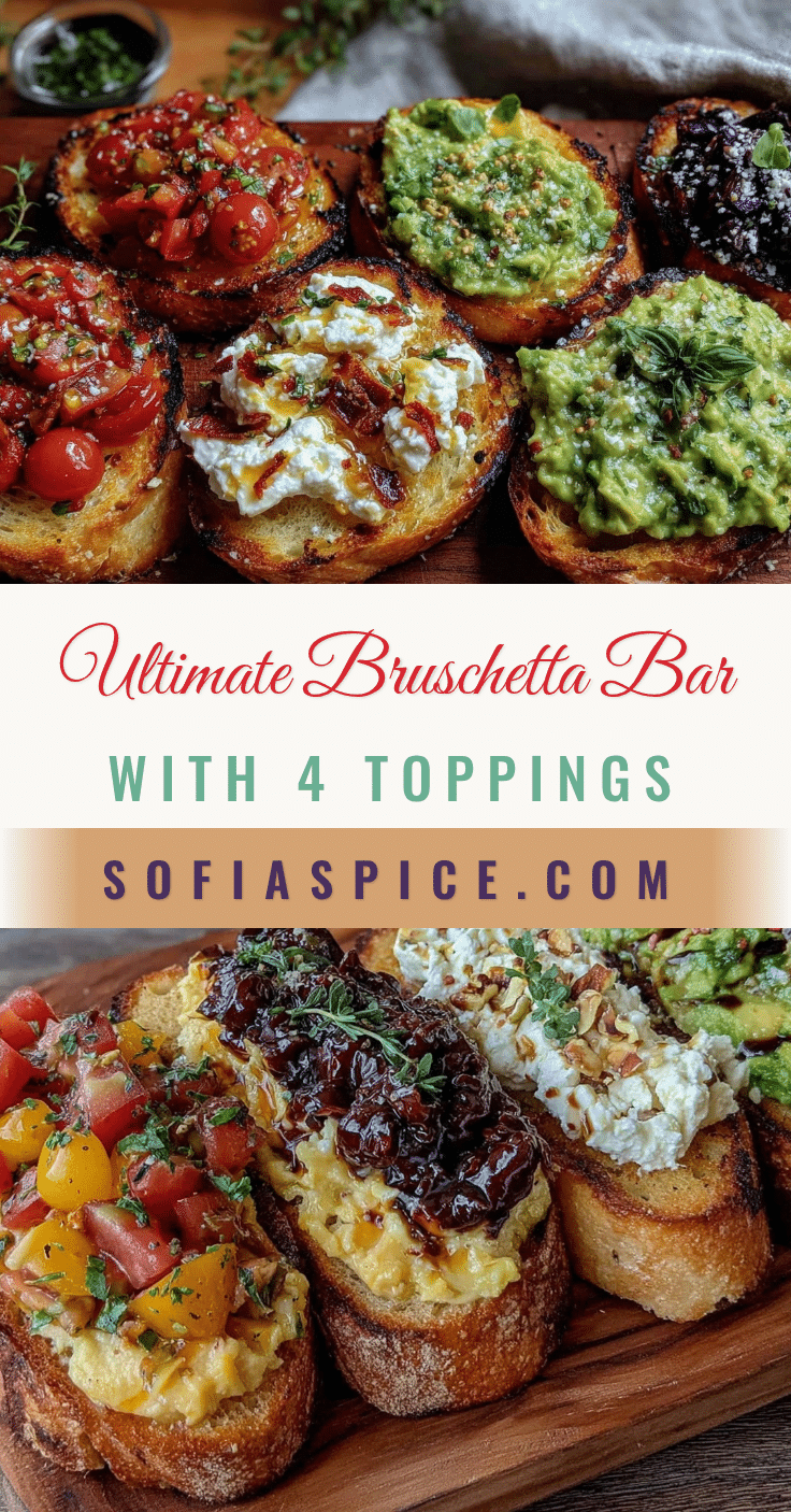 flavorful bruschetta bar recipe