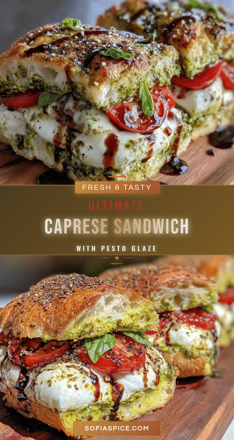 fresh Caprese sandwich recipe