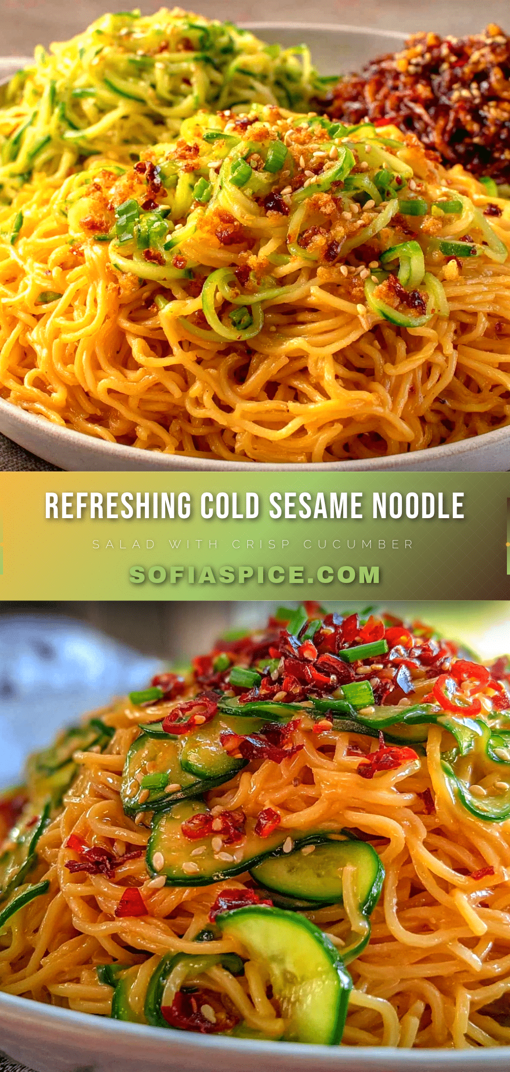 fresh cold sesame noodle salad recipe
