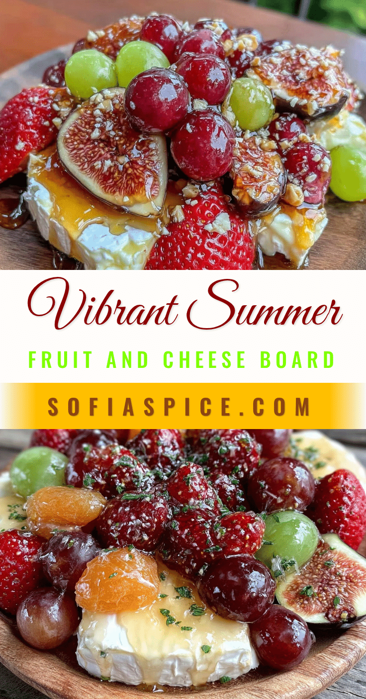 fresh summer fruit and cheese board recipe