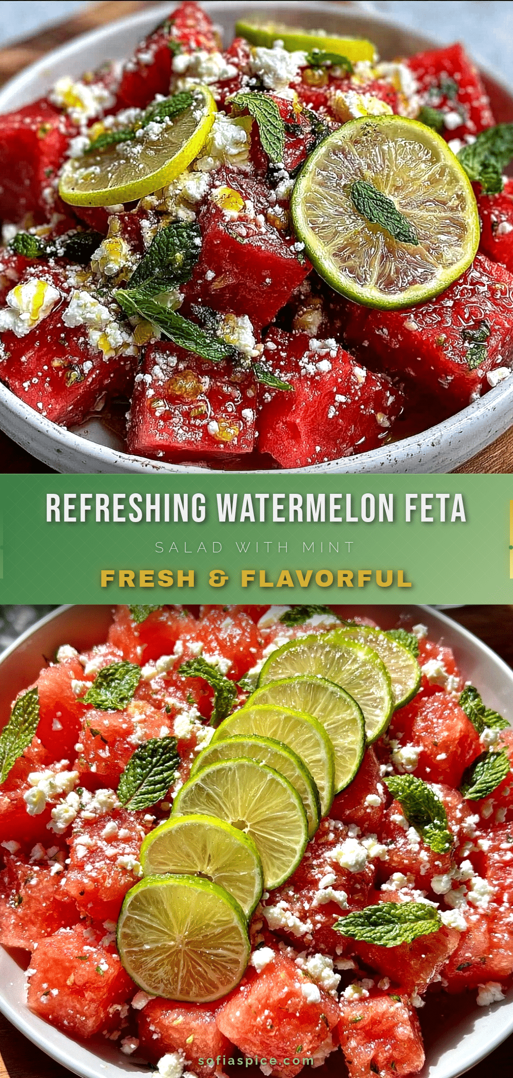 fresh watermelon feta salad recipe