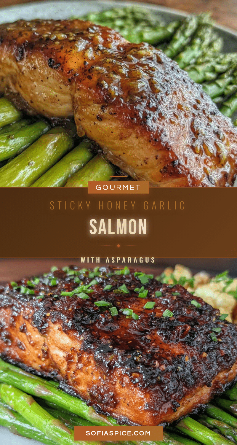 honey garlic glazed salmon recipe