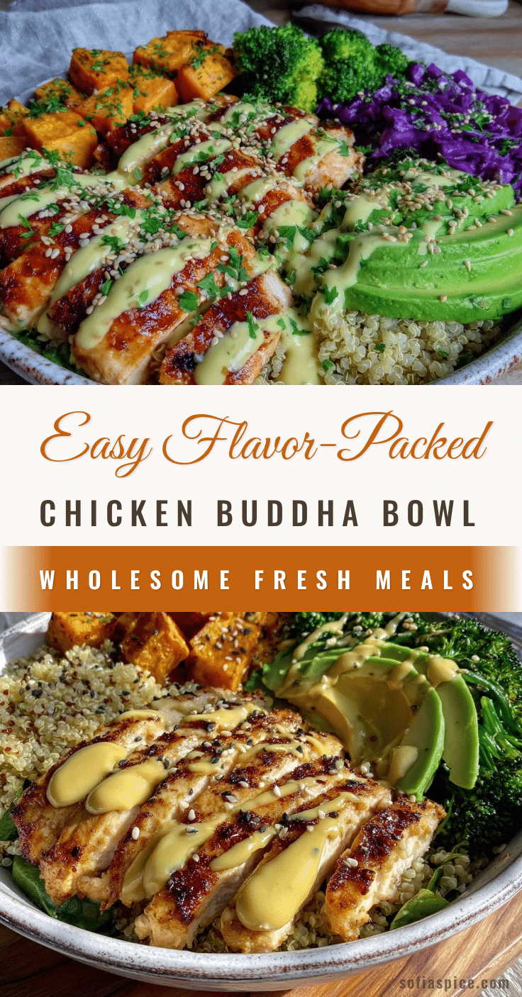 meal prep chicken Buddha bowl recipe