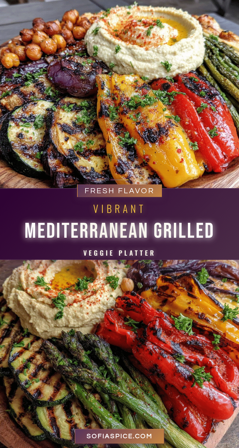 Mediterranean grilled veggie platter recipe