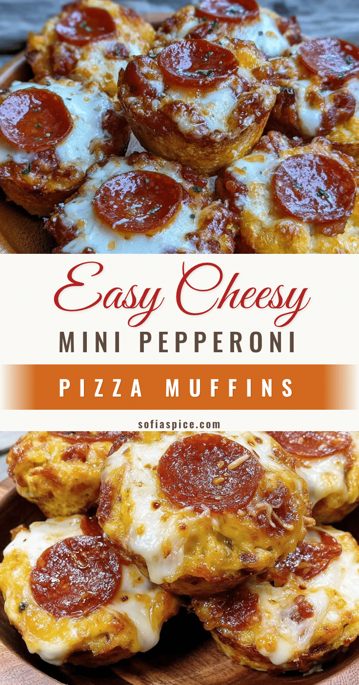 mini pepperoni pizza muffins recipe