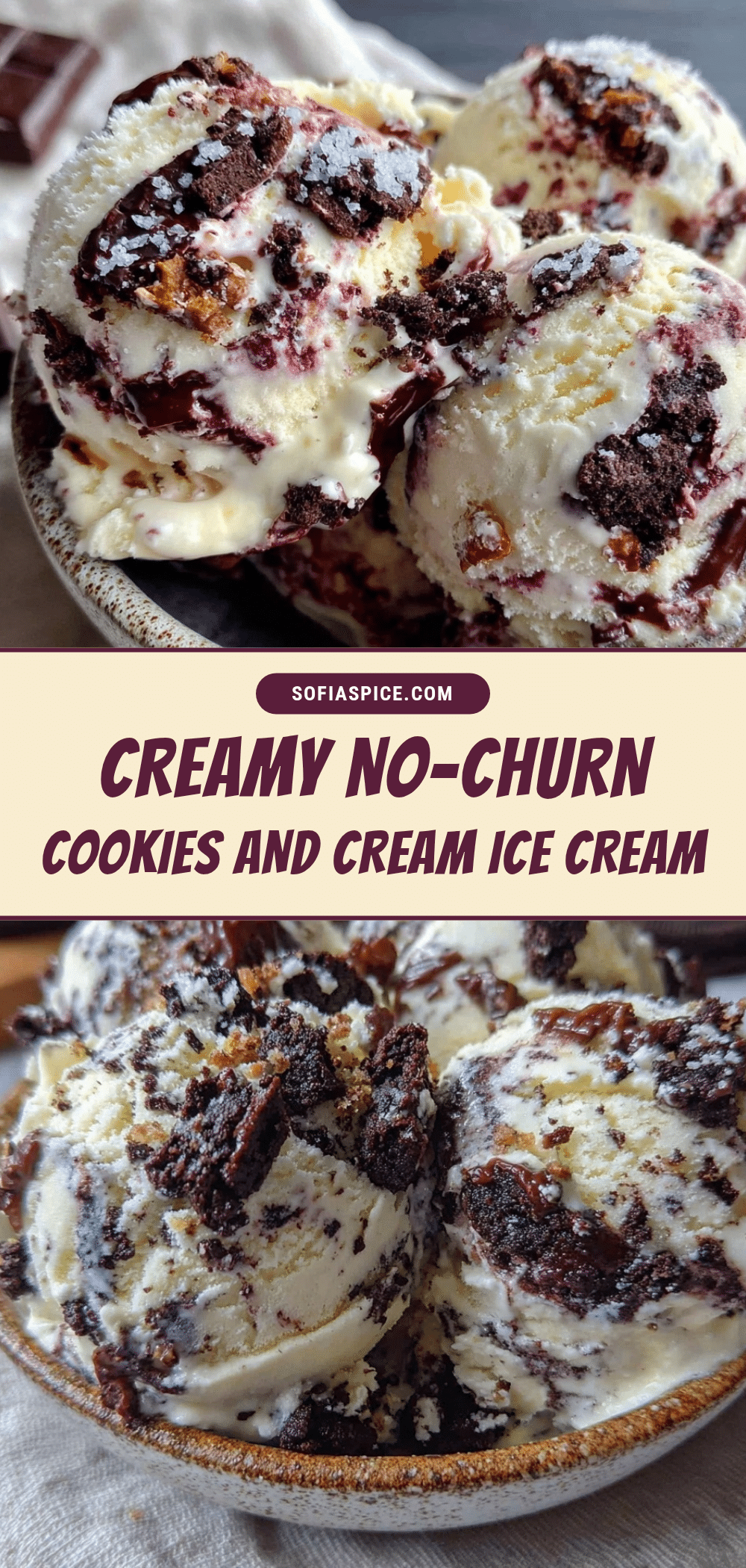 no-churn cookies and cream ice cream recipe