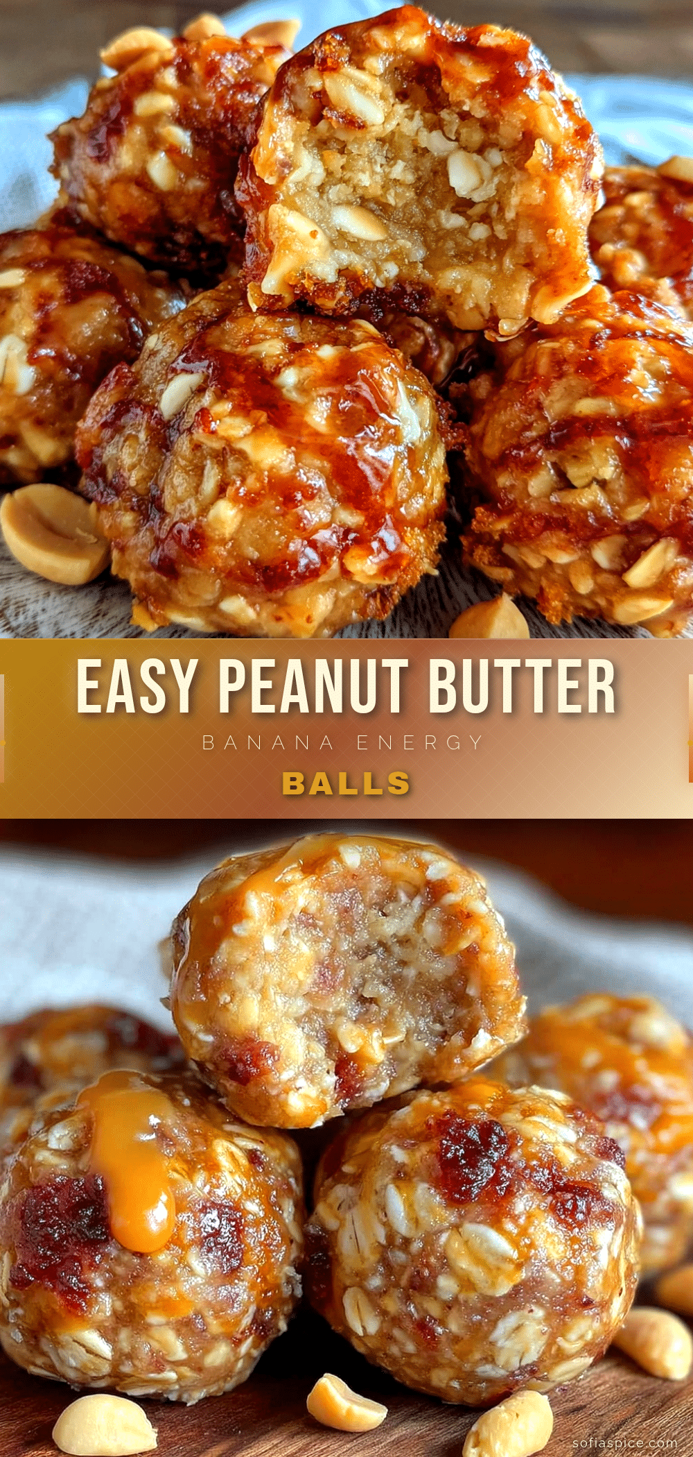 peanut butter banana energy balls recipe