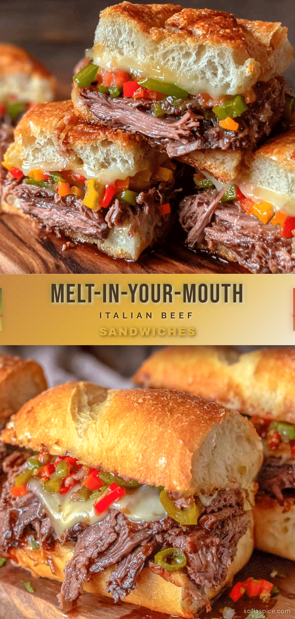 slow-roasted italian beef sandwiches recipe