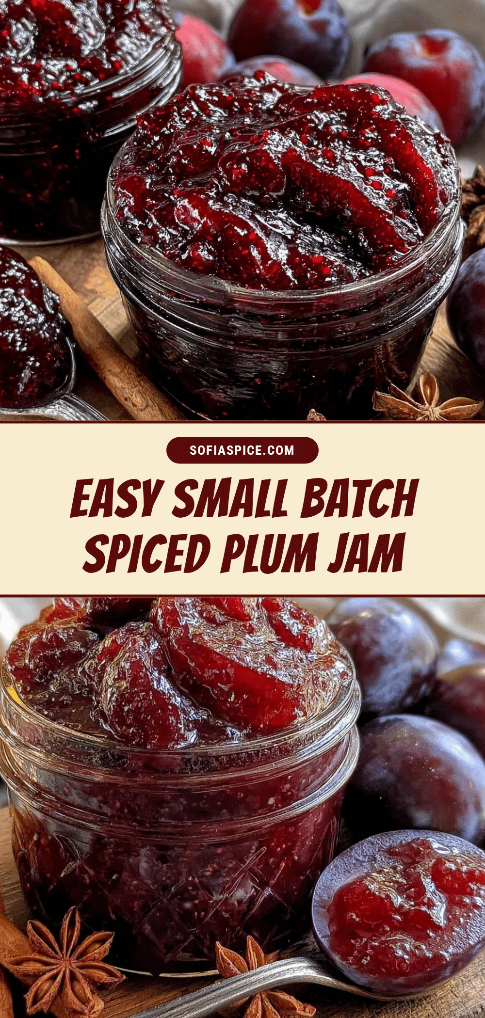 spiced plum jam recipe