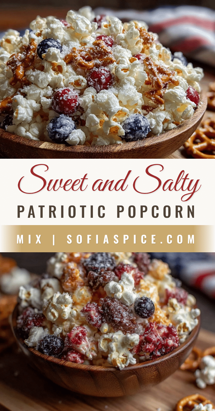 sweet and salty patriotic popcorn mix recipe