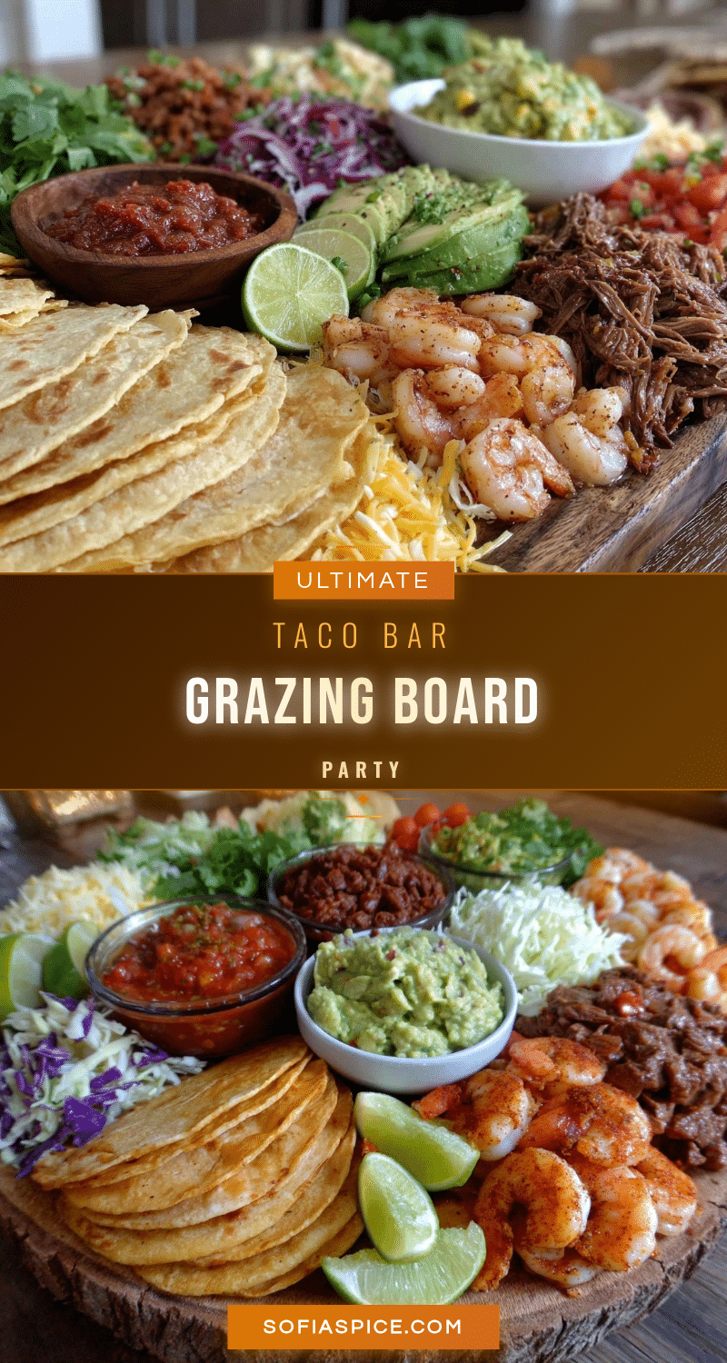 taco bar grazing board recipe