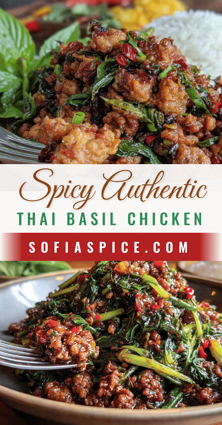 Thai basil chicken recipe