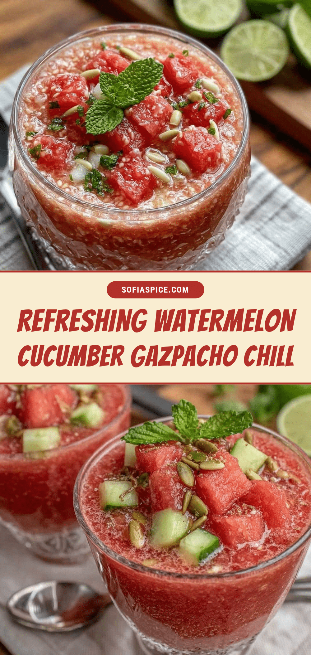 watermelon-cucumber gazpacho recipe