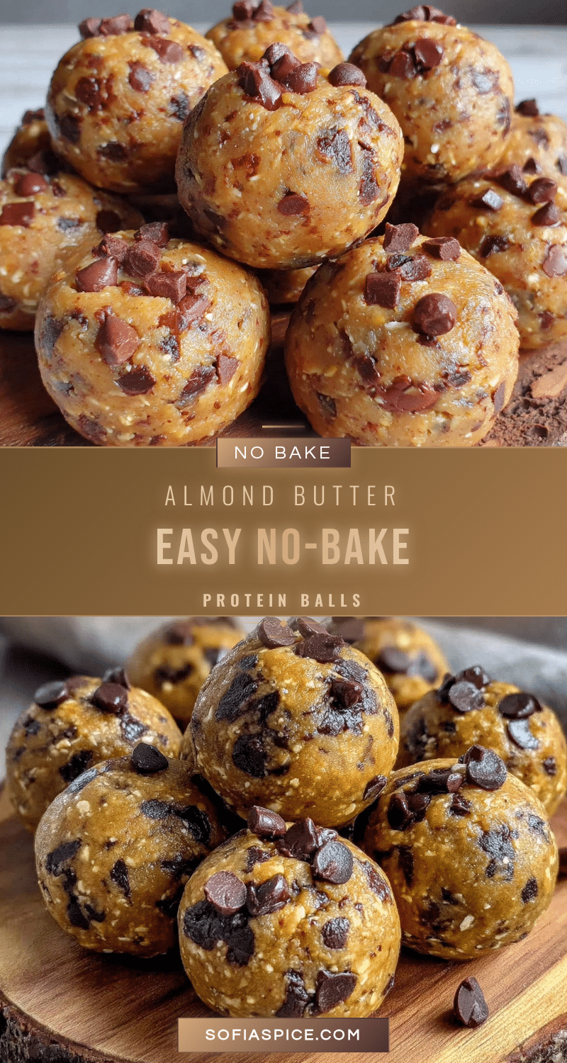 almond butter protein balls recipe