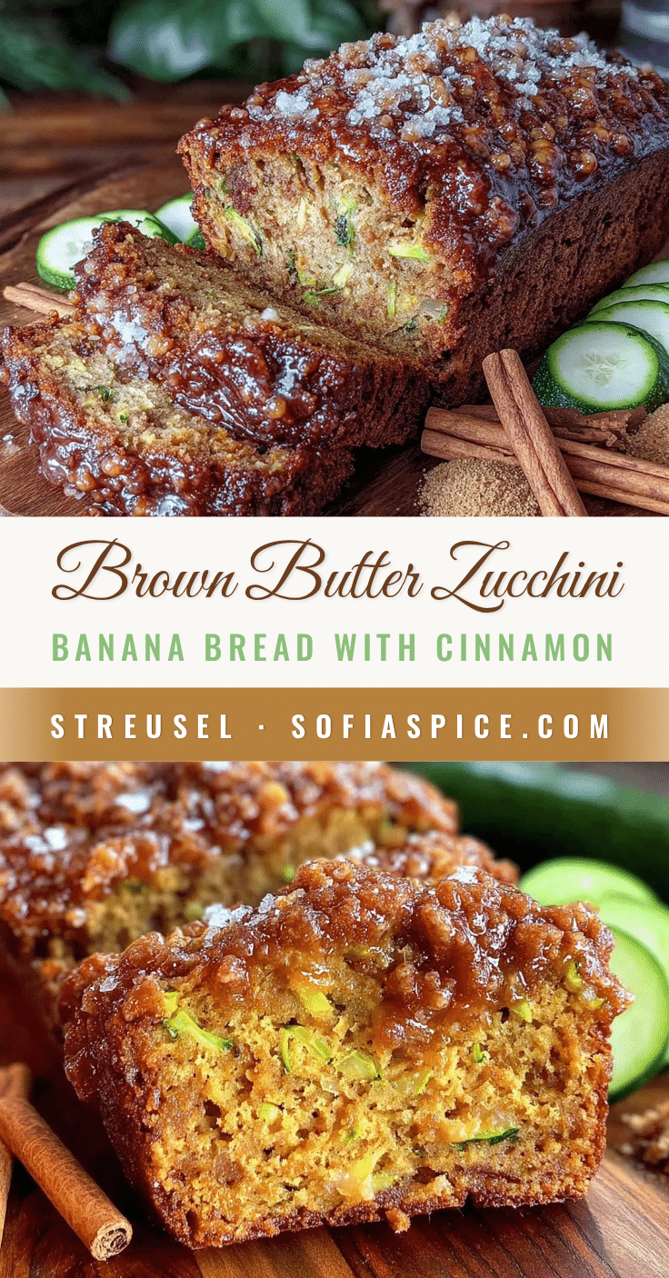 brown butter zucchini banana bread recipe