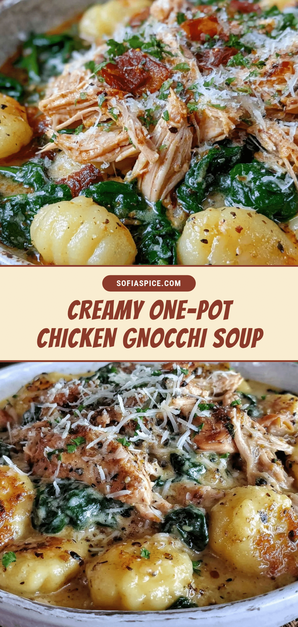 creamy one-pot chicken gnocchi soup recipe