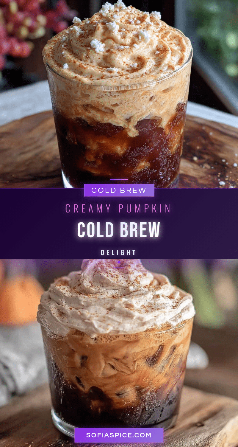 creamy pumpkin cream cold brew recipe
