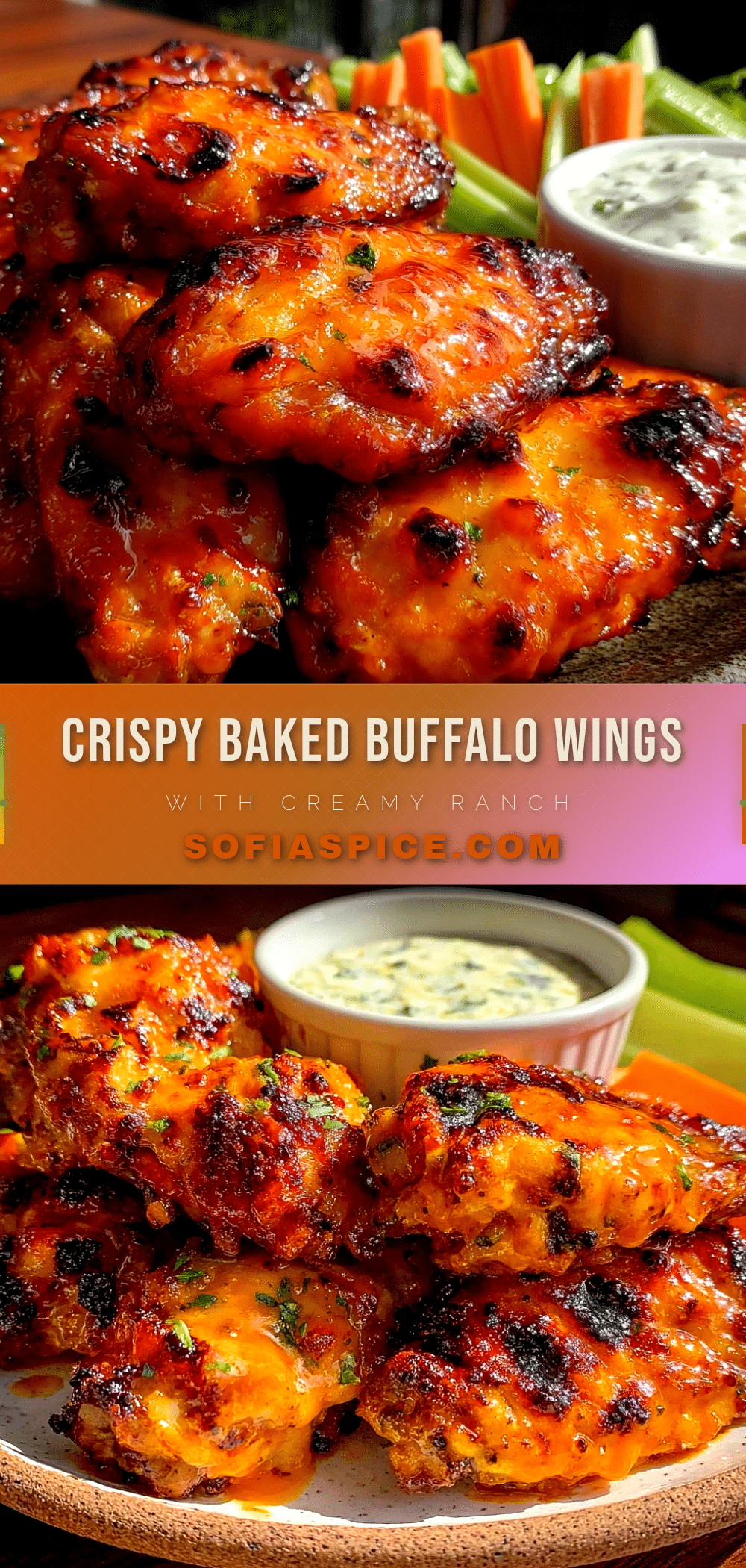 crispy baked buffalo chicken wings recipe
