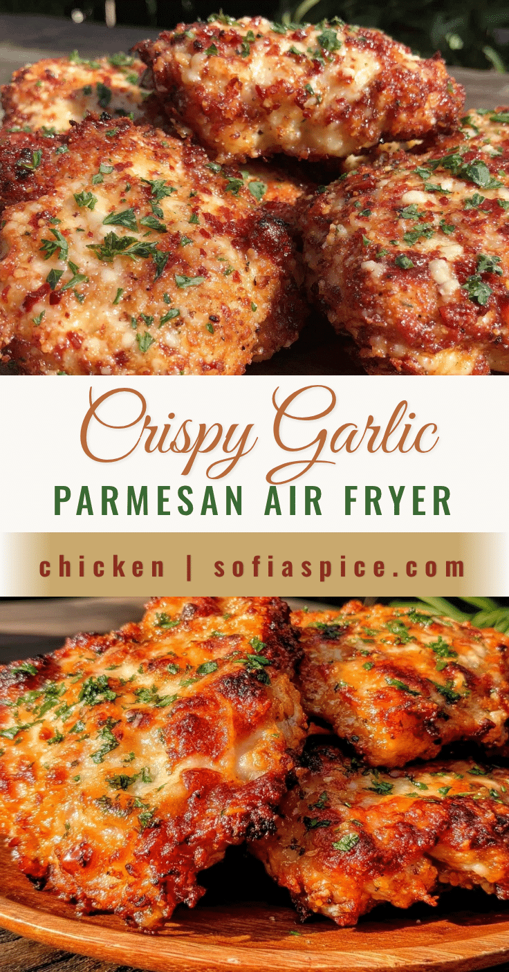 crispy garlic parmesan chicken thighs recipe