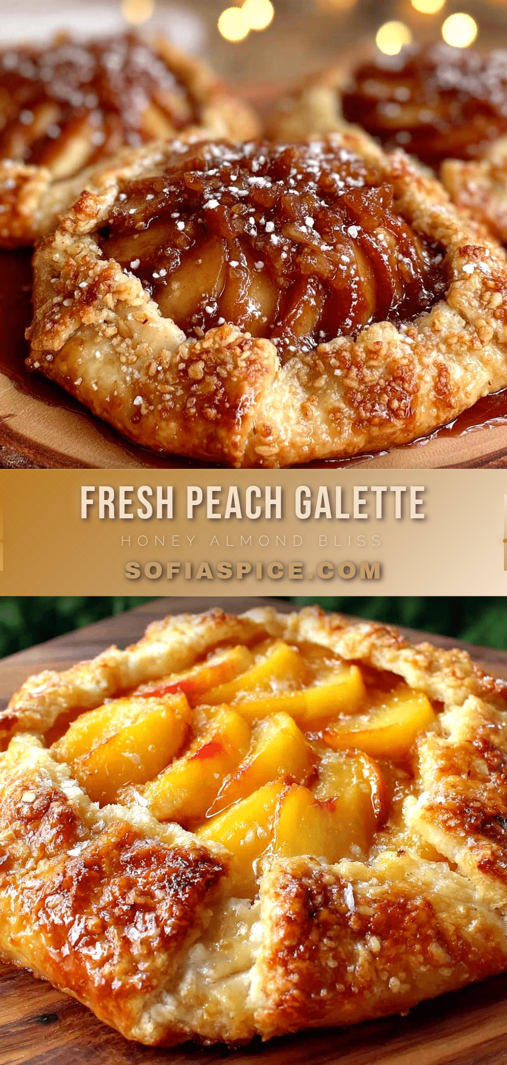 fresh peach galette recipe