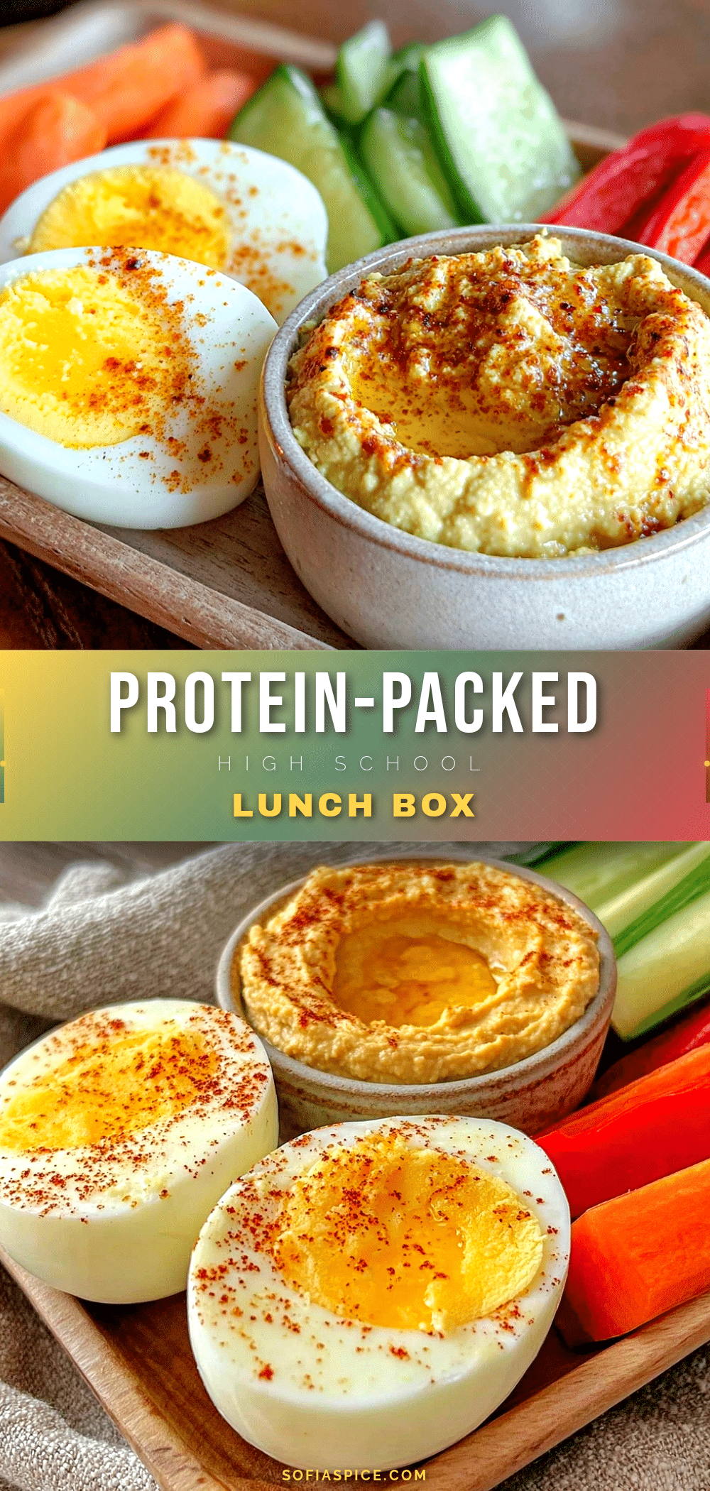 healthy high school protein lunch box recipe