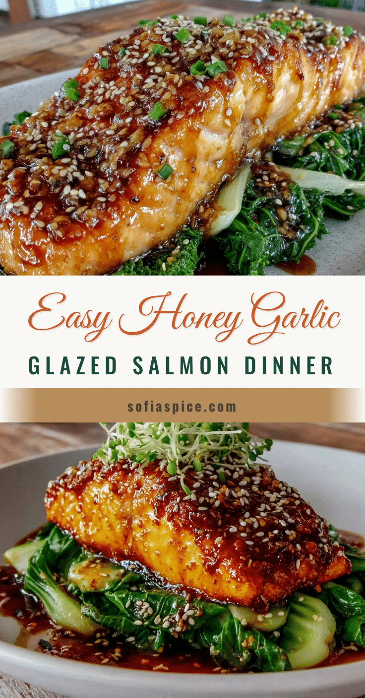 honey garlic glazed salmon recipe