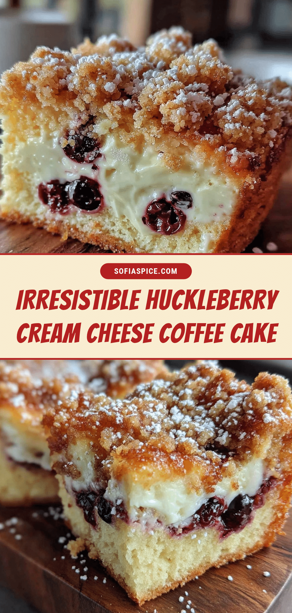 huckleberry cream cheese coffee cake recipe