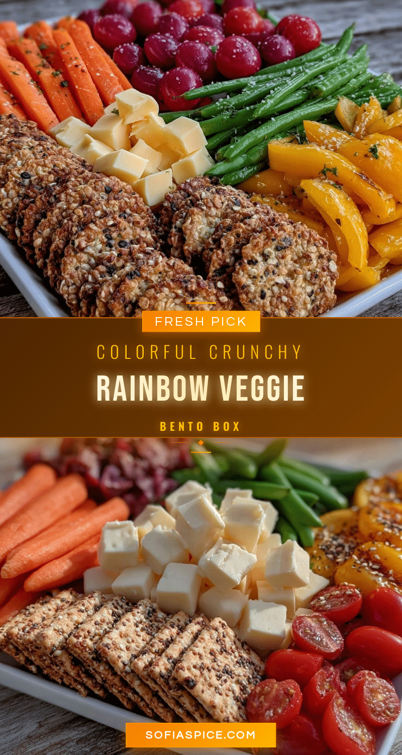 kindergarten rainbow veggie bento box recipe