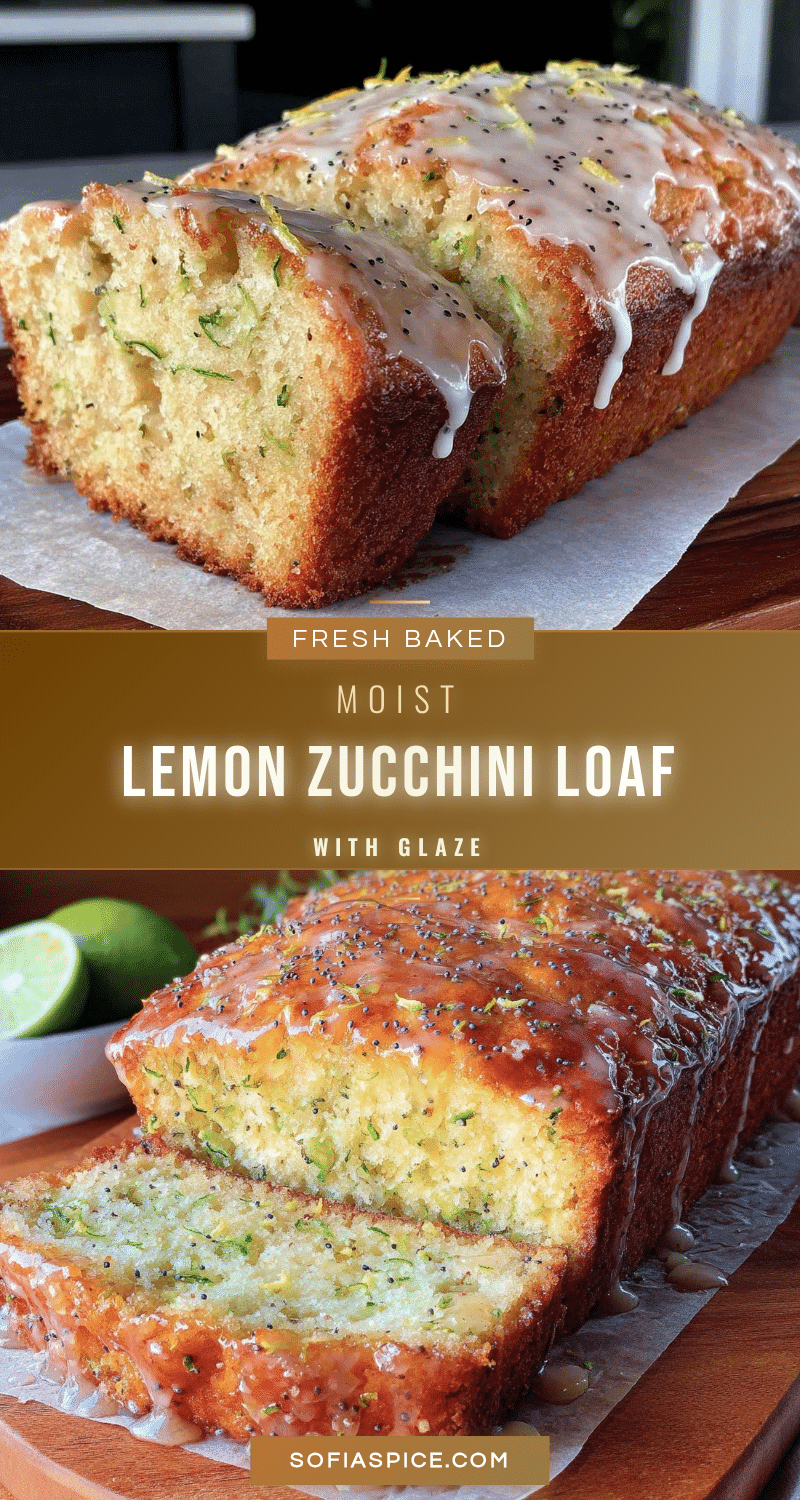 lemon zucchini loaf recipe