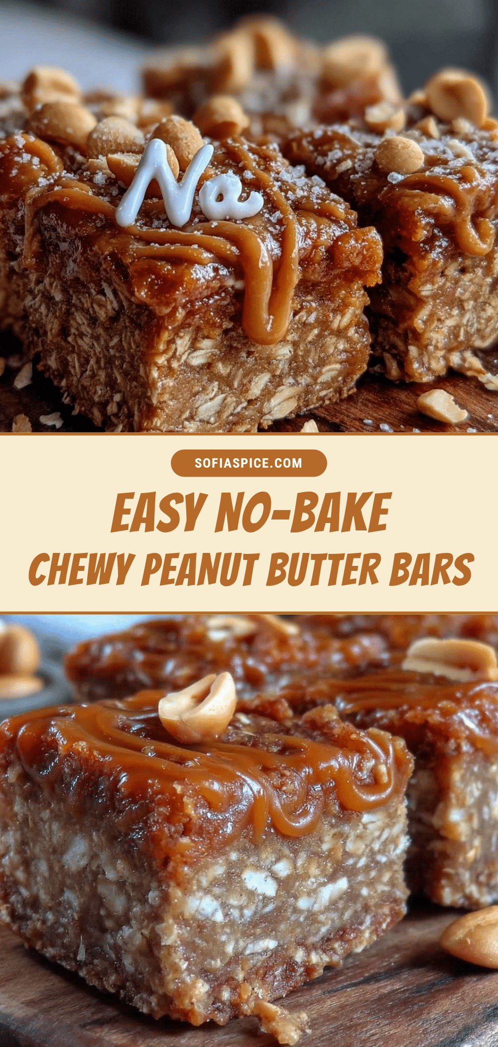 no-bake peanut butter oat energy bars recipe