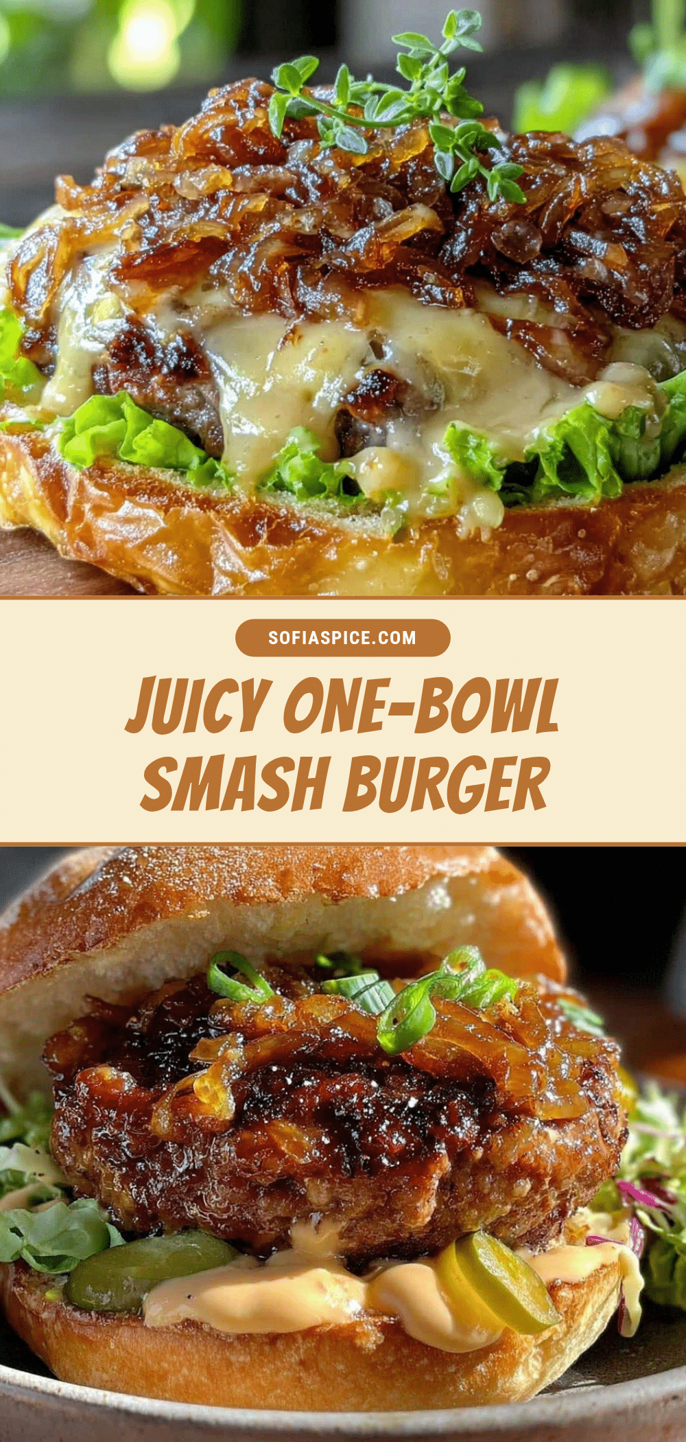 one-bowl smash burger recipe
